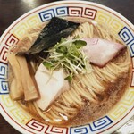 人力俥 - 背脂煮干そば（大盛）