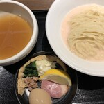 鴨出汁中華蕎麦 麺屋yoshiki - 鴨出汁手揉み塩つけ麺