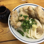 手打うどん 麦蔵 - かしわぶっかけ(750円)