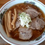 Tomishou - チャーシュー麺(850円也) (´-ω-`)ｳｰﾝ