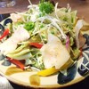 Okinawa Tonkatsu Shokudou Shimabutaya - あぐーヒレ肉の低温調理サラダ　680円
