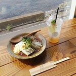 So Ba Kafe Marutaya - 越前豆腐ぶっかけそば&ジンジャーエール