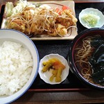 Sobadokoro Asanoya - とり天定食