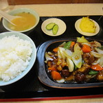 長崎ちゃんぽん・皿うどん 球磨 - 酢豚ライス　\730