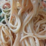 チャヤ ジャルディーノ シロヤマ - 201207 CHAYA GIARDINO SHIROYAMA ﾊﾟｽﾀｾｯﾄ（小柱とｴﾋﾞのｽﾊﾟｹﾞﾃｨ（ﾄﾏﾄｸﾘｰﾑｿｰｽ）＋大盛　麺.jpg