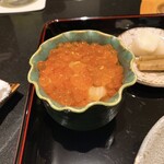日本料理 晴山 - いくらとクエとヒラメ