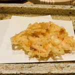 日本橋 蕎ノ字 - ■桜えびかき揚げ
      ☆駿河湾の桜えび香りは最高。