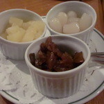 ザ・カフェ - 薬味（パイナップル・福神漬・らっきょう漬）