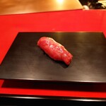 にくの匠 三芳 - 牛トロ巻き