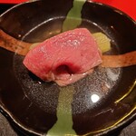 にくの匠 三芳 - サーロインと秋茄子のしゃぶしゃぶ