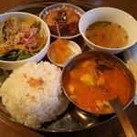 ジャパマラ - 南瓜とさつまいものレッドカレーランチ・チキン