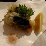 魚寅 - ウニの天ぷら