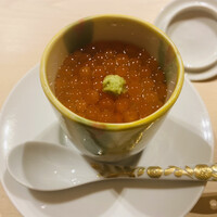 鮨 銀座 おのでら - 茶碗蒸し(いくら)