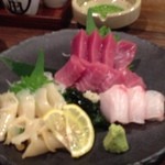 ばらっく - 本マグロ、ツブ貝、サービス鱸