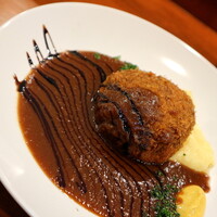 リストランテ野呂 - リストランテ野呂のメンチカツ