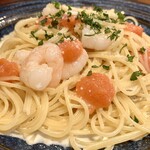 義大利麵屋 Matsui - 小エビの明太子クリーム・ソース(\950)