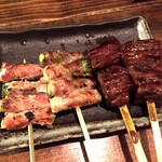 うっとり - アスパラ豚バラ巻・牛ハラミ たれ