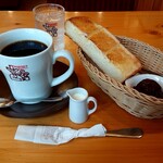 Kohi Dokoro Komeda Kohiten - コーヒーたっぷりサイズ＋モーニングトーストおぐら餡付き