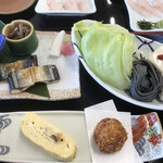 サンセットすさみ - サンマ開き、朝食美人鍋、う巻