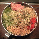 百年や - お好み焼き同様、自分で焼きます