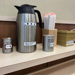 そばの神田 東一屋 - コンディメンツ。