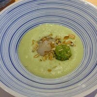 割烹 柚葉 - 枝豆すり流し