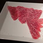 一休亭 - ●近江牛 焼肉 赤身 1,280円 (税別)