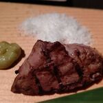 一休亭 - ●焼肉 焼ﾚﾊﾞｰ680円 (税別)
