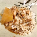 ゆたか食堂 - 煮汁をご飯への幸せ