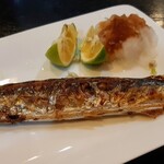 串昌 - 今年初秋刀魚の姿焼き