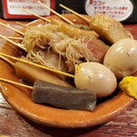 海ぼうず本店 - おでん10本盛り合わせ、半熟卵おでん