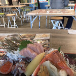 はこだて海鮮市場  - 刺身盛り合わせ一人前