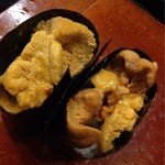 よし寿し - 三重県産の雲丹♪ 甘みが強く、香りが良い！