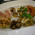 マッシモッタヴィオ - アンティパストマッシモ前菜の盛り合わせ