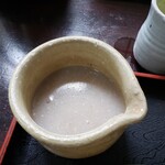 専心庵 - 蕎麦湯