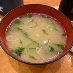 寿司 築地日本海 - 味噌汁