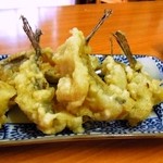 居酒屋 きよし - めごち天ぷら￥350