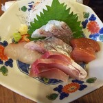 金町製麺 - 刺身盛