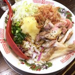 金町製麺 - ニンニクたっぷり油そば