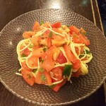 金町製麺 - トマトの冷やし