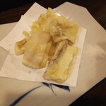 金町製麺 - 太刀魚の天婦羅