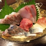 金町製麺 - 刺身盛