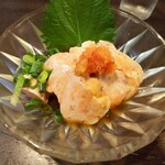 金町製麺 - 自家製あん肝ポン酢　400円