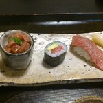京洛肉料理 いっしん - 牛の握り