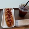 シーニックカフェ - 料理写真:ホットドッグとアイスコーヒー