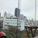 表参道うかい亭 - 席からの風景。