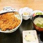 福寿美手打生そば処 - ソースかつ丼（普通盛）@１１５０円