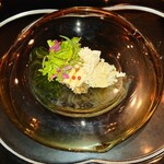 八王子うかい亭 - ハナビラタケ　カスべのサラダ仕立て