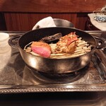 八王子うかい亭 - ゴールドマイタケ　シャラン鴨のロースト