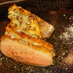 八王子うかい亭 - ゴールドマイタケ　シャラン鴨のロースト